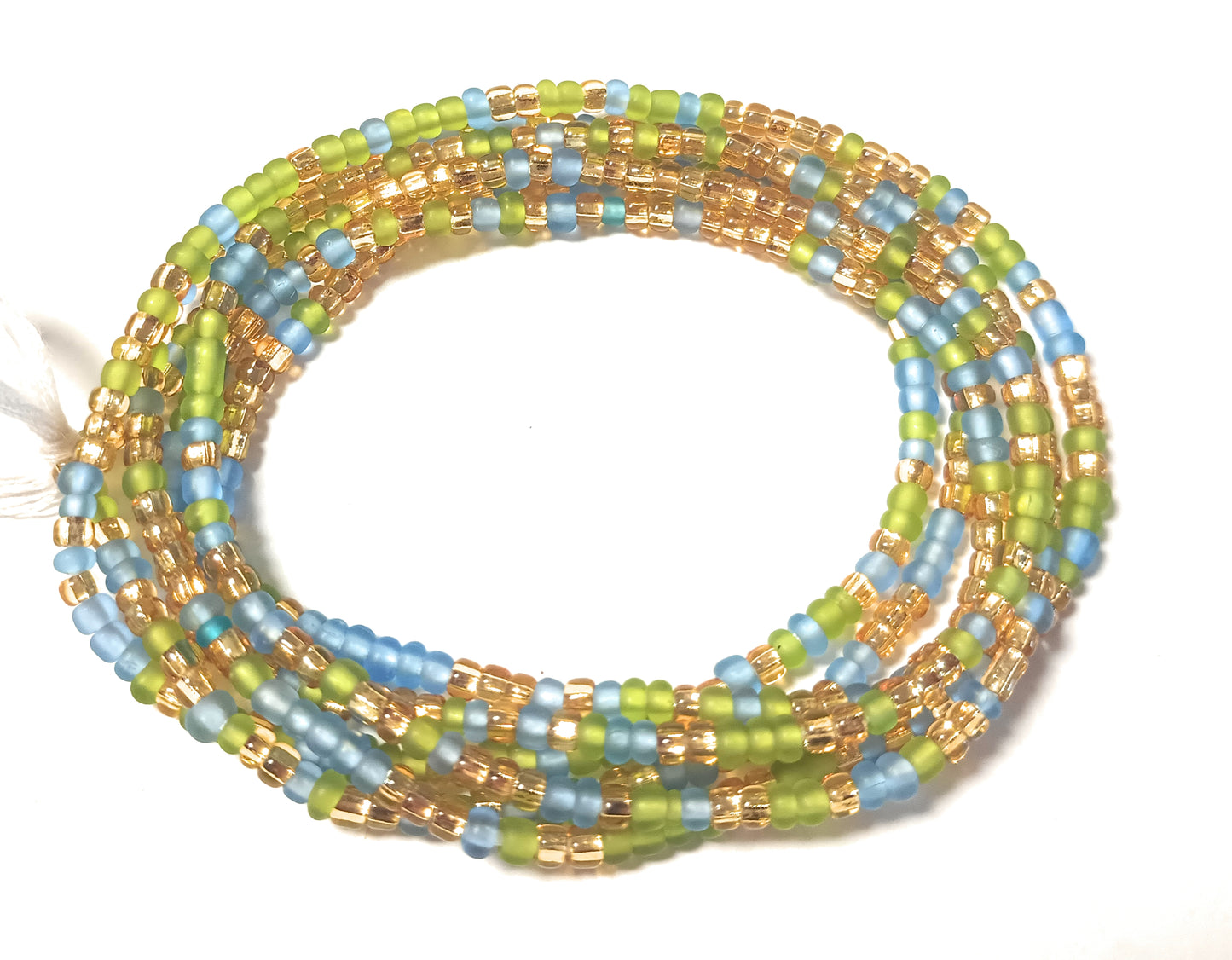 Multicolor Beads, Variety of Colors with Gold Accent Beads