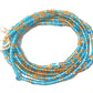 Multicolor Beads, Variety of Colors with Gold Accent Beads