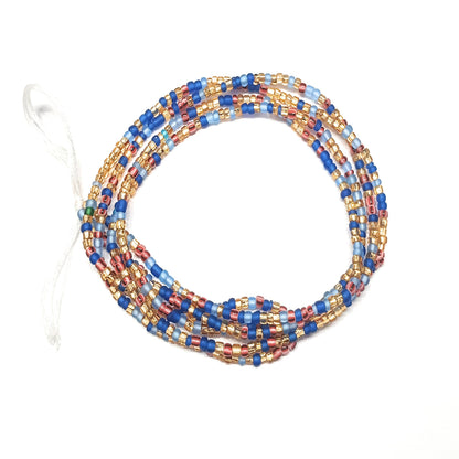 Multicolored Waist Bead Strands