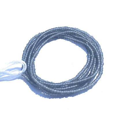 Matte Single Color Bead Strands, Variety Colors, 42-Inch Tie-on Cotton Strings