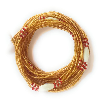 3-in-1 Gold Waist Bead Strands - Variety of Designs