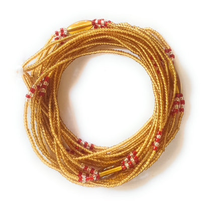 3-in-1 Gold Waist Bead Strands - Variety of Designs