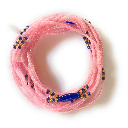 3-in-1 Pink Waist Bead Strands - Variety of Shades