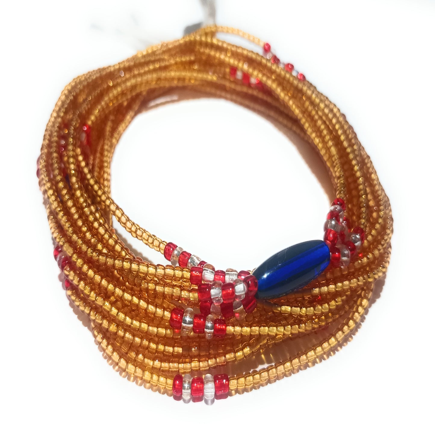 3-in-1 Gold Waist Bead Strands - Variety of Designs