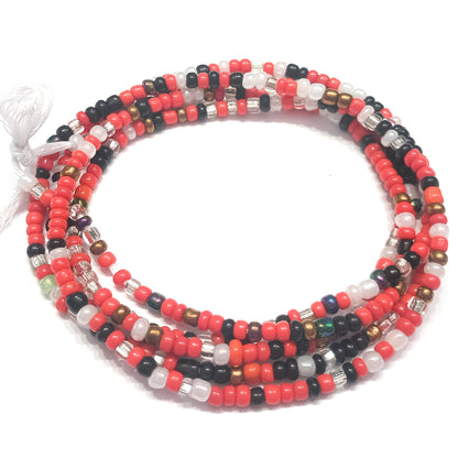 Romantic Multicolor Waist Bead Strands