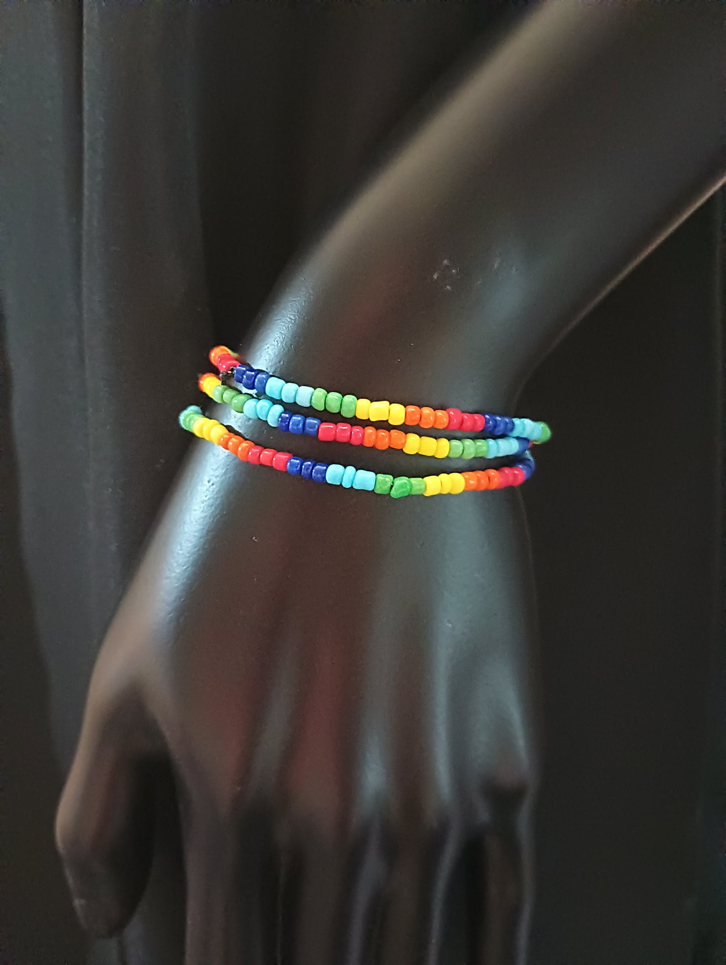 Rainbow Bracelet and Dangle/Stick/Drop Earring Set