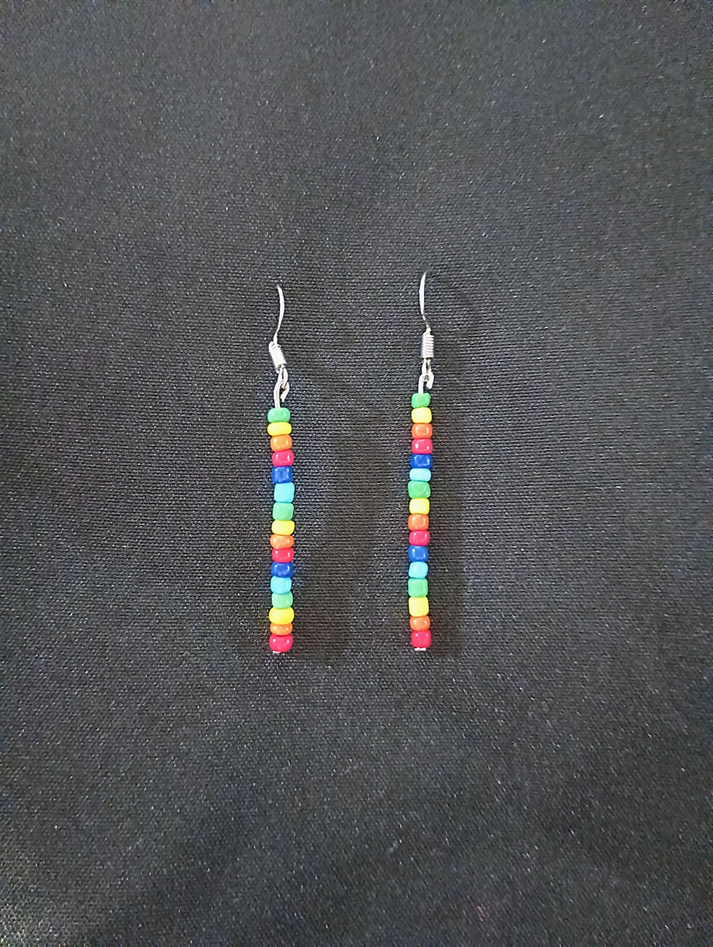 Rainbow Bracelet and Dangle/Stick/Drop Earring Set