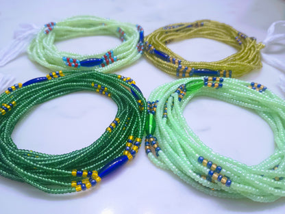 3-in-1 Green Variety Waist Beads