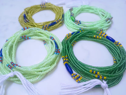 3-in-1 Green Variety Waist Beads