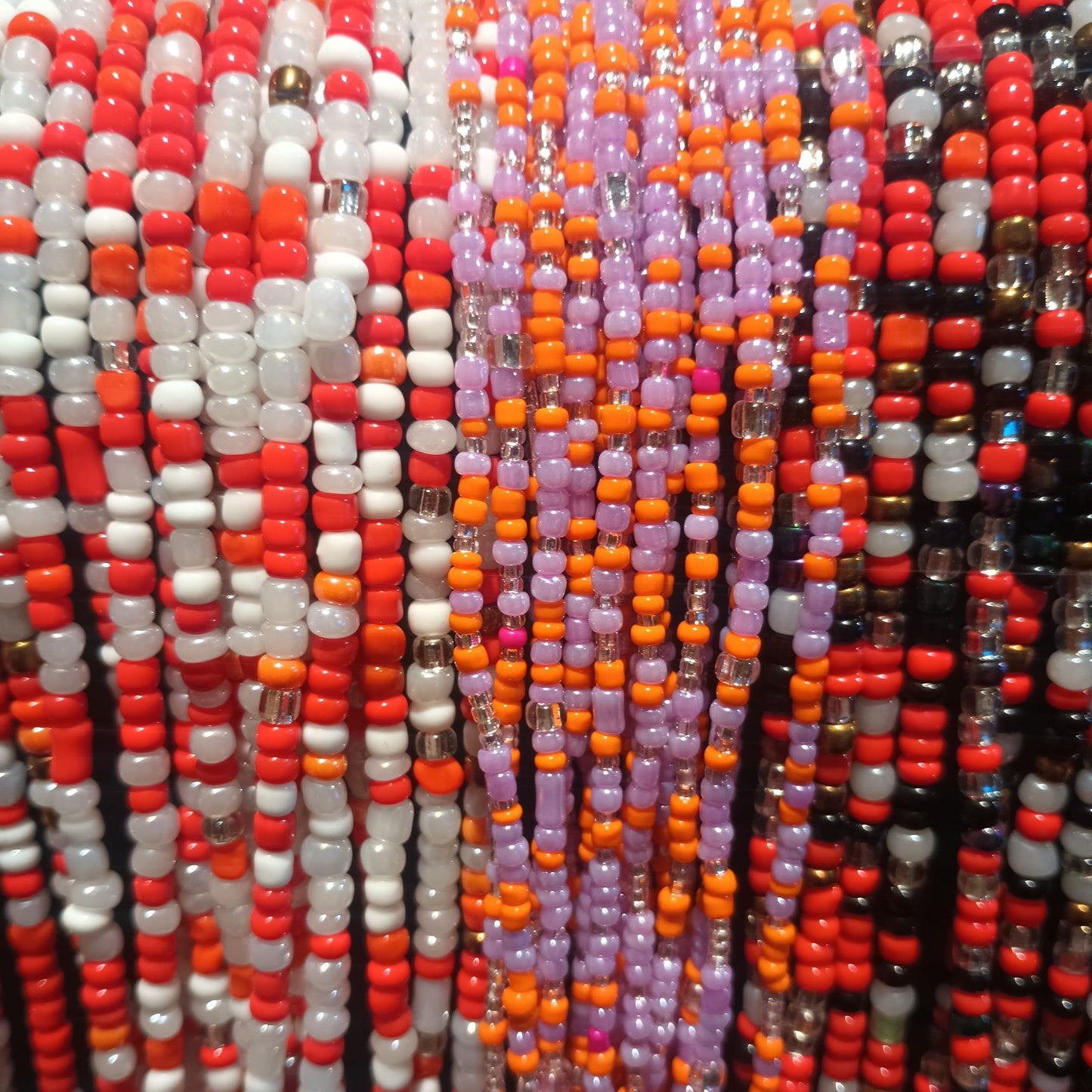 Romantic Multicolor Waist Bead Strands