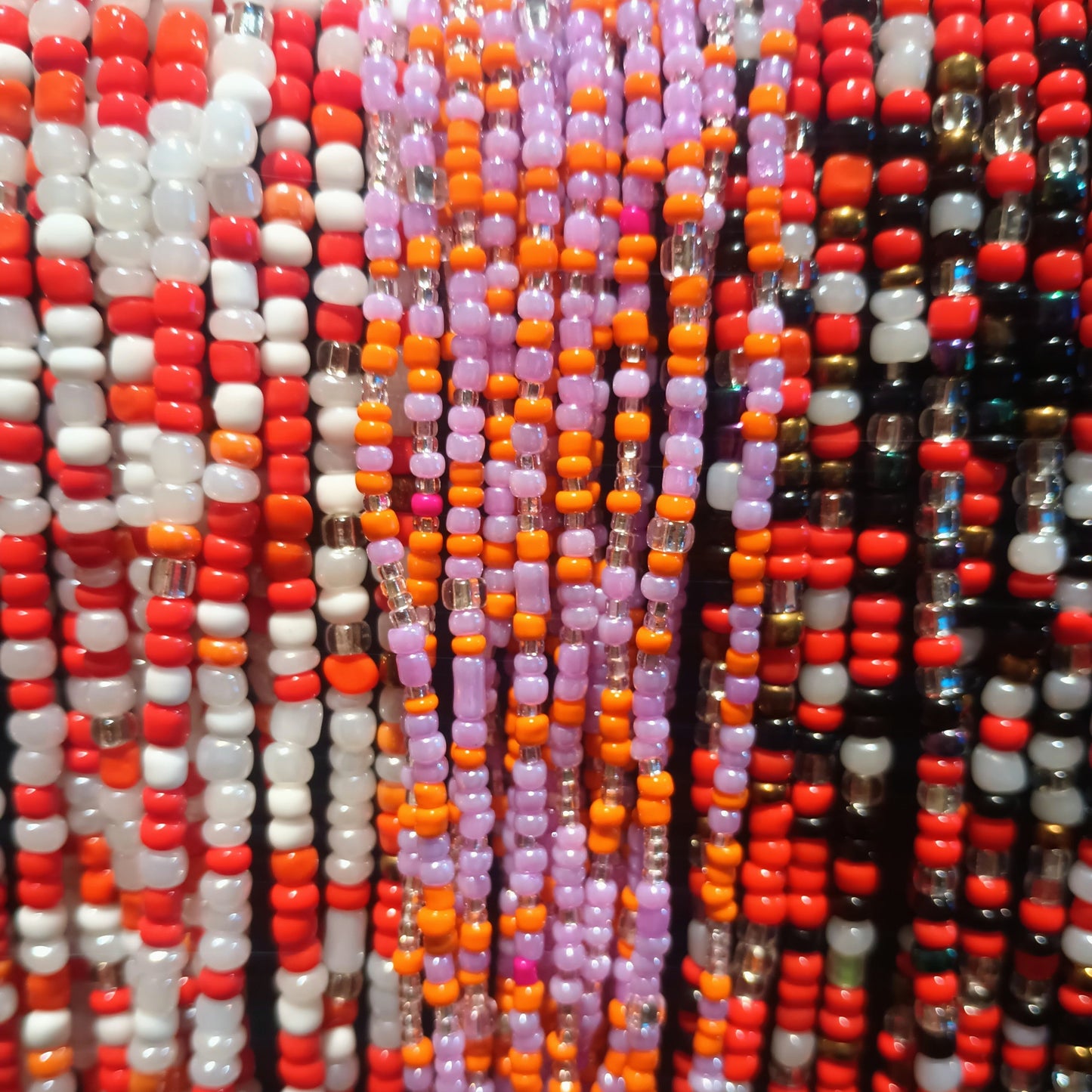 Romantic Multicolor Waist Bead Strands